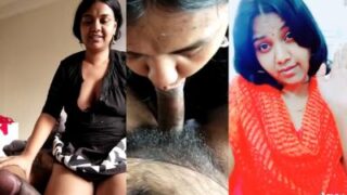 Anak Tiri Merekam Video Blowjob Ibu Tiri Tamilnya, Bikin Makin Panas.
