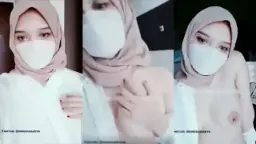 Hijab Camilla, Toketnya Diremas-remas Sampai Basah Kuyup.