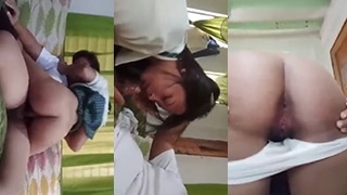 Kakak Adik Habis Dijemput Sekolah, Malah Ngewe Di Mobil.