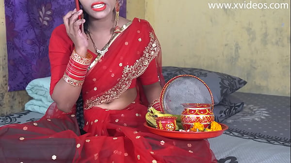 Desi Indian Karwa Chauth Malam, Bokep India Ngentot Hot Binor Sange