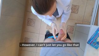 Dokter Muda Rusia Nyepongin Kontol Gue Pas Lagi Periksa! (asmr Pov)
