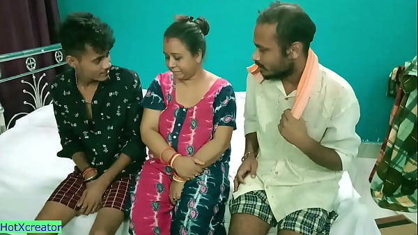 Ibu Tiri Seksi Abangnya Dipinjem! Threesome Panas Hindi Terbaru